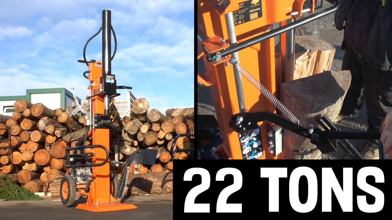 22 TONS OF POWER - Forest Master FM22 22-Ton Petrol Log Splitter