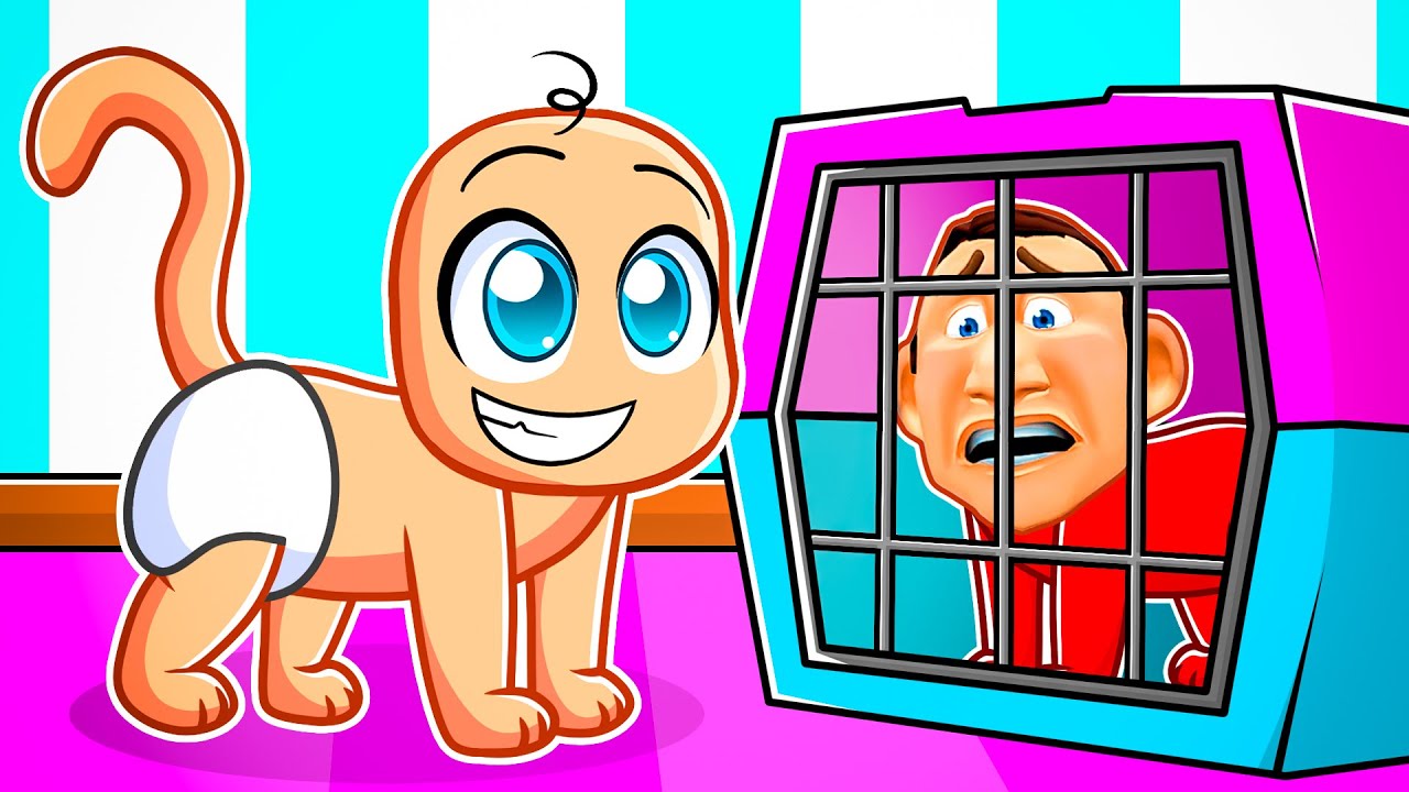 We're CATS in Roblox Hide and Seek!