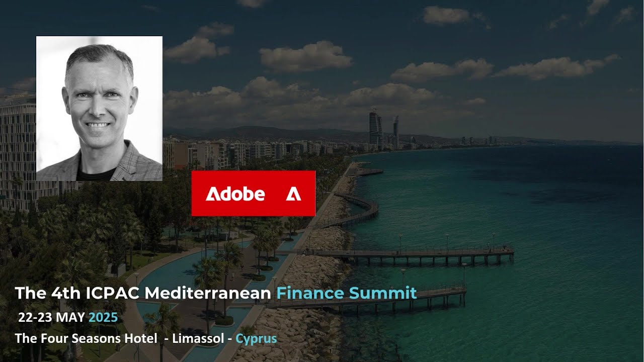 Speaker Spotlight: Michael Zakarian, Adobe | 4th ICPAC Mediterranean Finance Summit 2025