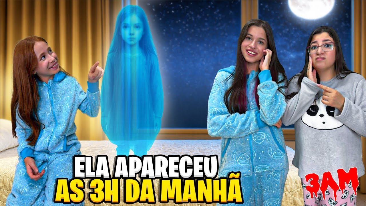 A AMIGA IMAGINÁRIA DA SUSU APARECEU ÁS 3 HORAS DA MANHÃ ( Gabi e Susu ) 