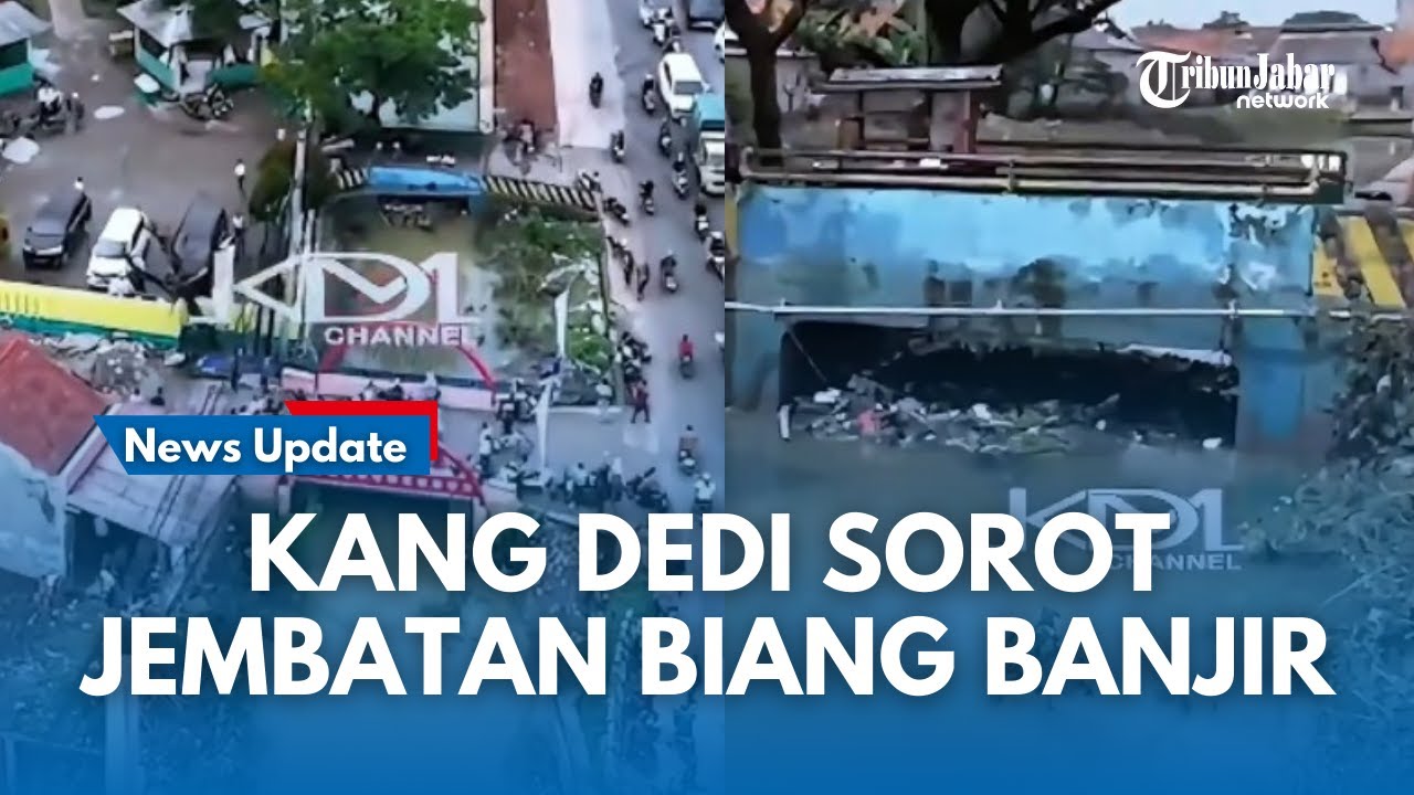 BIANG KEROK !!! Kang Dedi Mulyadi Minta Bongkar Jembatan Yang Menjadi Pemicu Banjir di  Bekasi