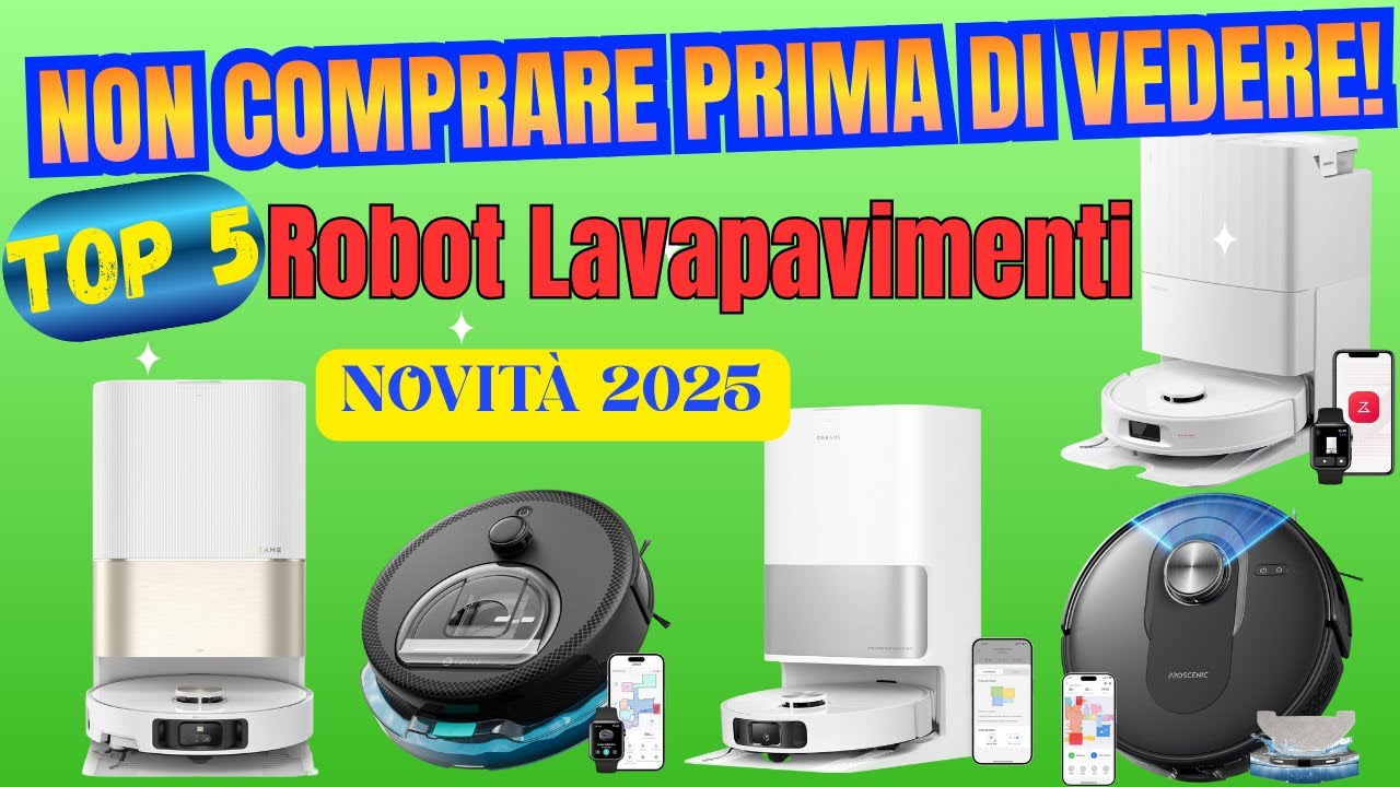 Miglior Robot Lavapavimenti 2025? 🏆 La Classifica Definitiva (Dreame, Roborock & Economici)