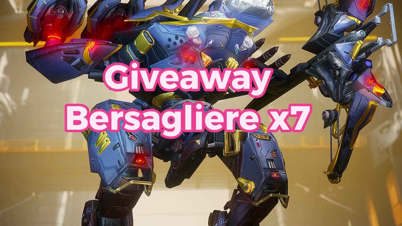 [War Robots]🎁Giveaway Bersagliere x7