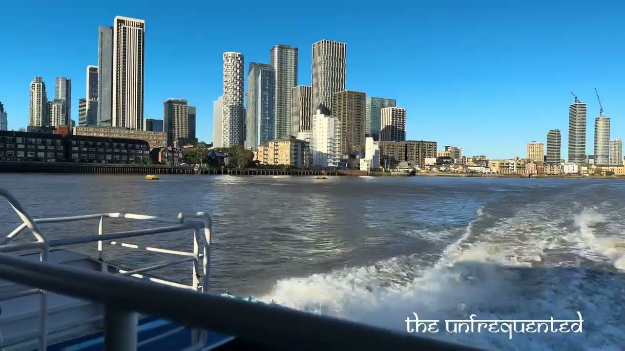 🥶Boat Trip From Gravesend Pier (Kent)To London  Bridge City Pier (London): England UK 🇬🇧 