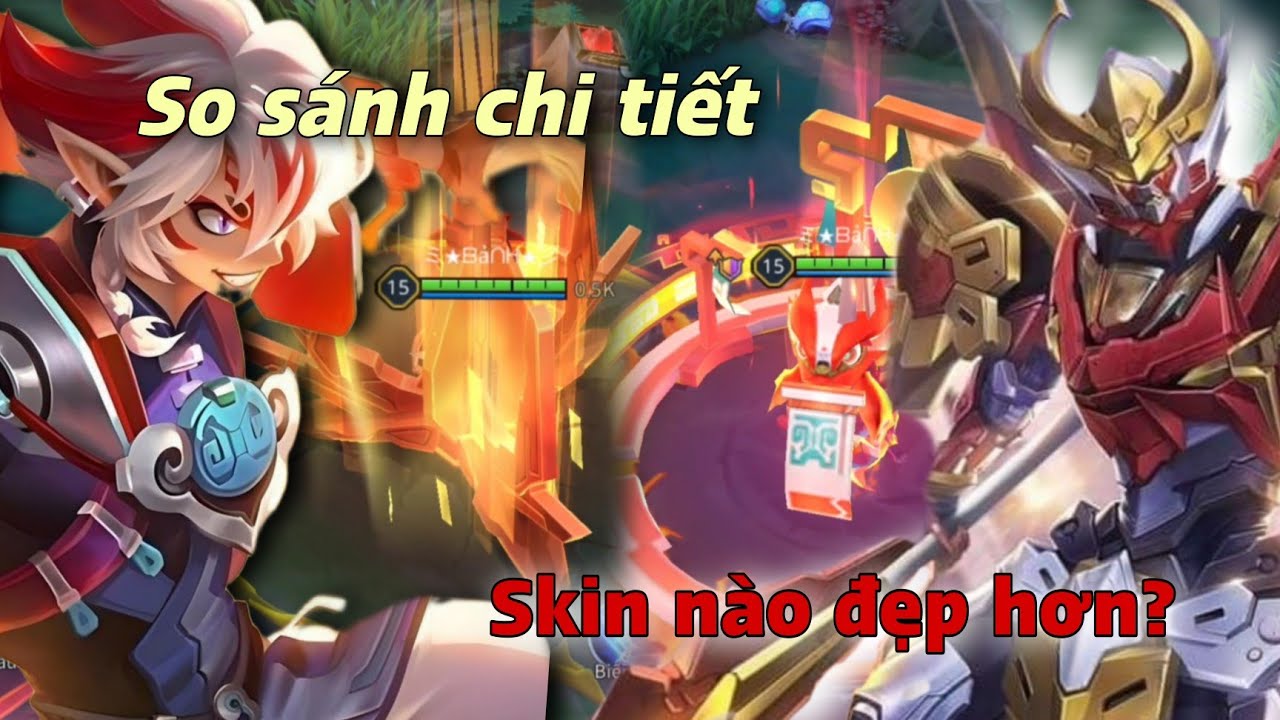 SO SÁNH NGỘ KHÔNG THẦN GIÁP XÍCH DIỄM VS TÂN NIÊN VÕ THẦN, CHÊNH NHAU 1 QUÂN HUY CÁI NÀO ĐẸP HƠN !