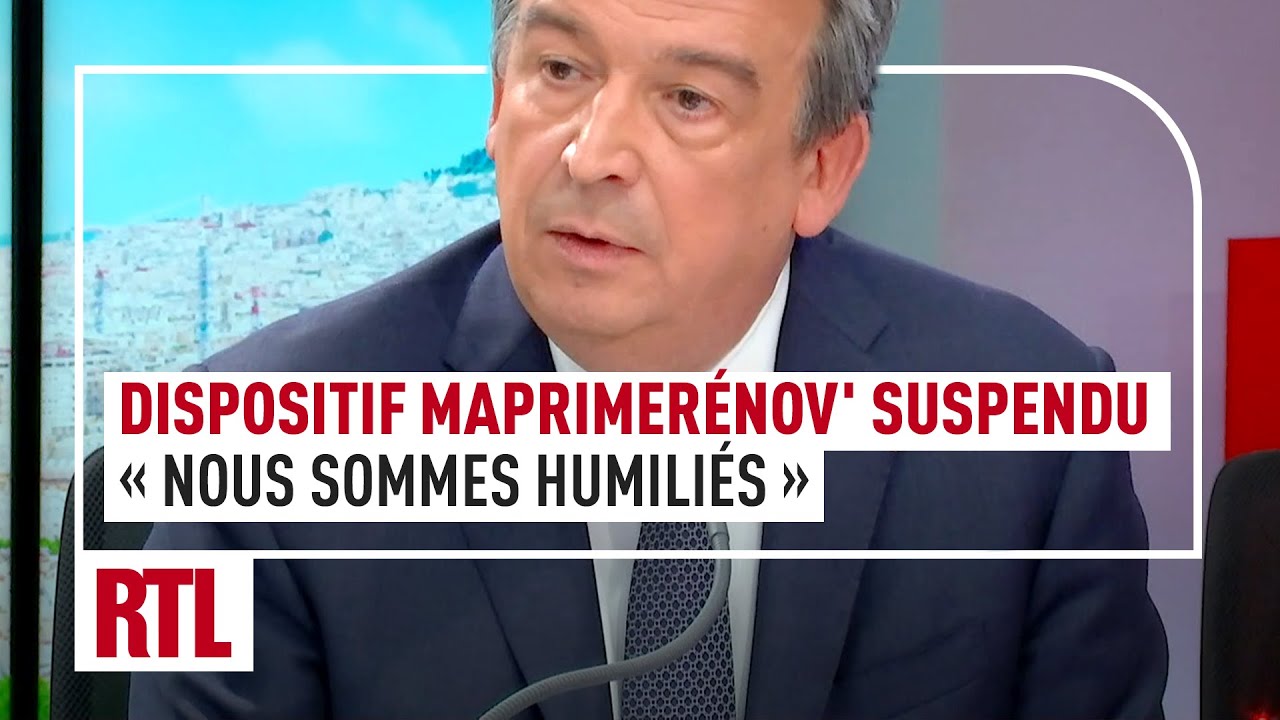Le dispositif MaPrimeRénov' suspendu : 