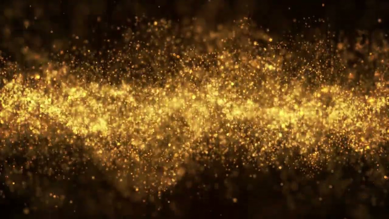 4K GLITTER GOLD DUST PARTICLE |  GOLD DUST BACKGROUND | Teacher Burnz