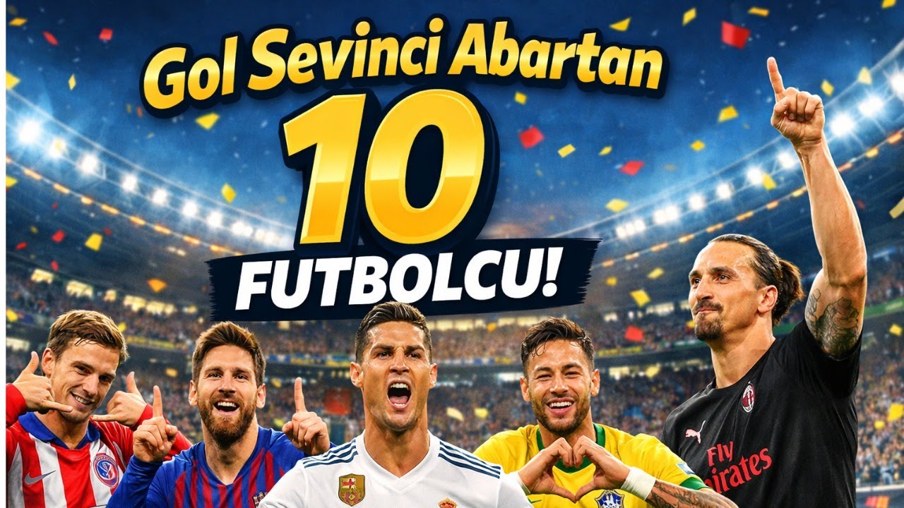 Gol Sevincini Abartan 10 Futbolcu