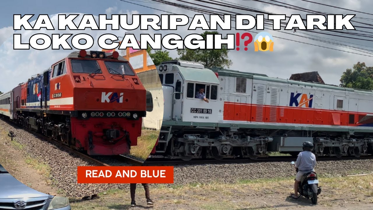 KA 274 KAHURIPAN DI TARIK LOKO CANGGIH⁉️😱#hanting #keretaapi #keretaapilogistik 