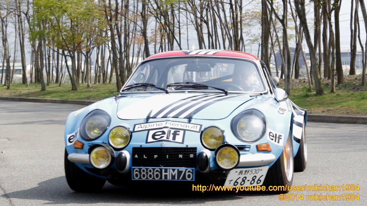 Alpine A110 Group 4 Works Rally Car - Nagano Nostalgic Car Festival 2014
