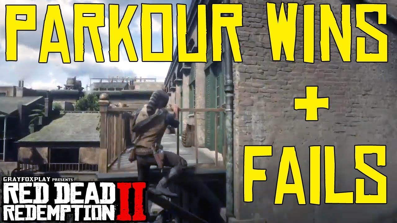 Red Dead Redemption 2 Parkour Wins & Fails, Ragdolls & Funny Moments