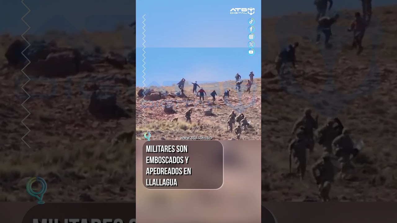 Militares son emboscados y apedreados en Llallagua