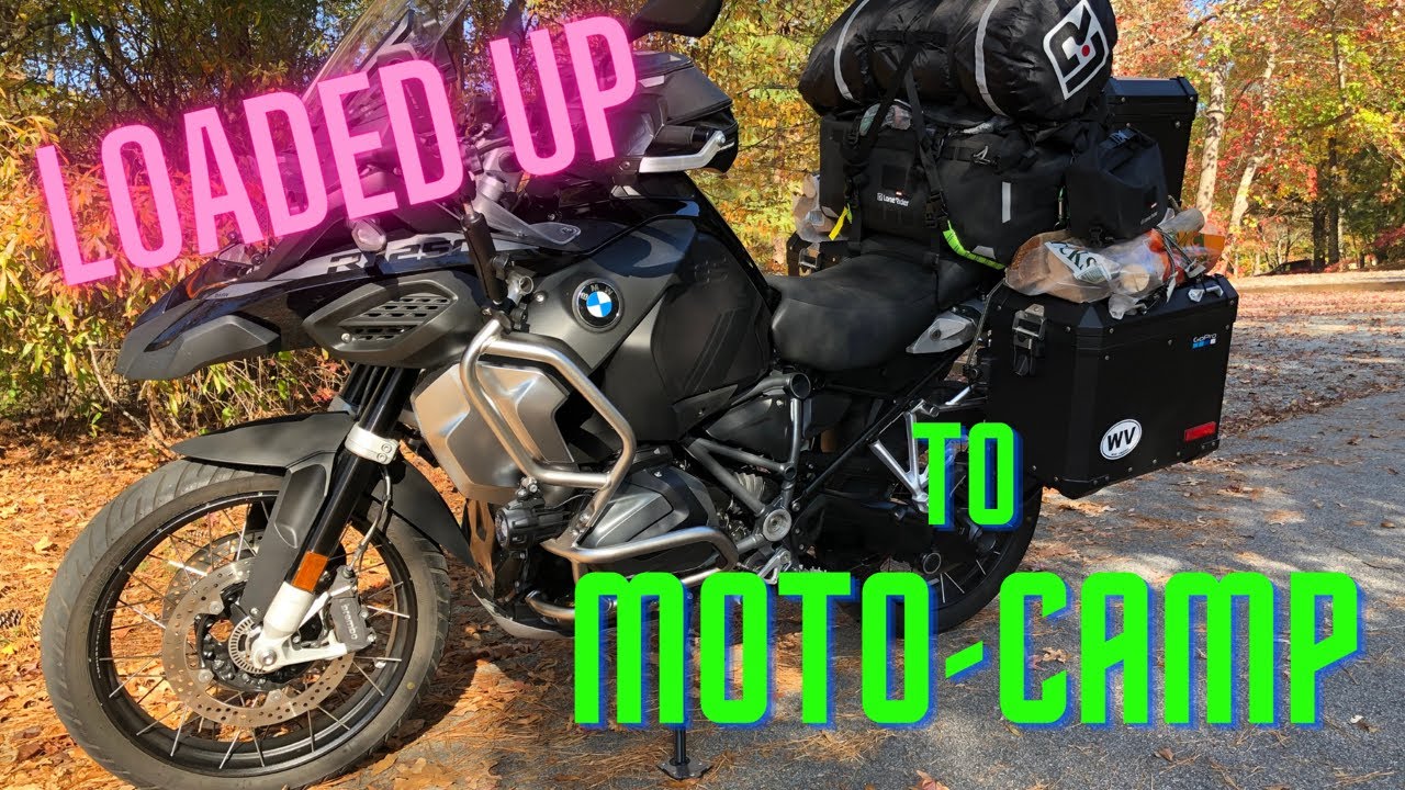Motorcycle Tent Camping and Steak on the Firebox Stove - BMW 1250 GSA