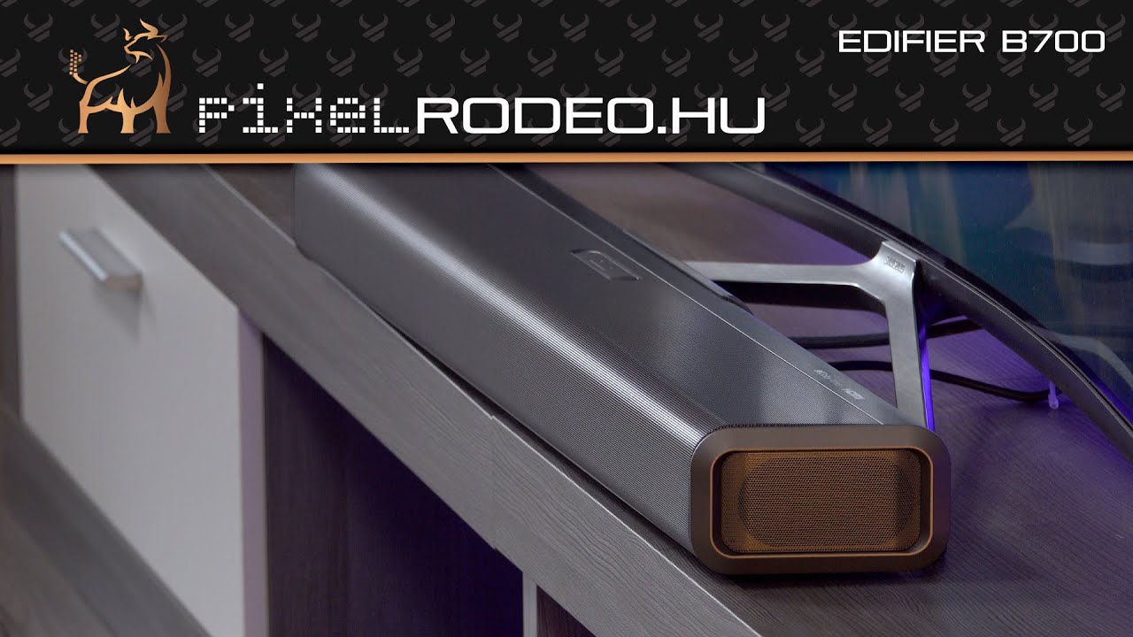 Pedig tényleg brutálisan jó! - Edifier B700 Soundbar teszt
