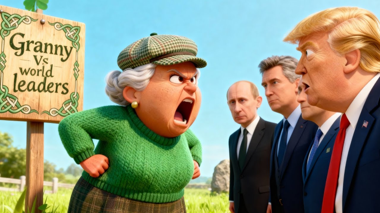 Irish Granny Tells Off World Leaders 😂  Funny Irish Satire Song,Trump, Starmer, Putin,Miche&aacute;l Martin