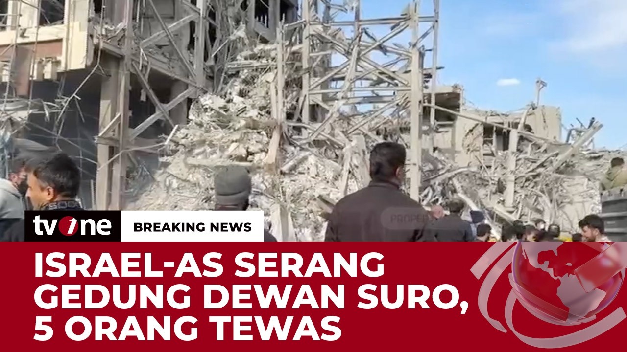 Israel-AS Serang Gedung Dewan Suro | Breaking News