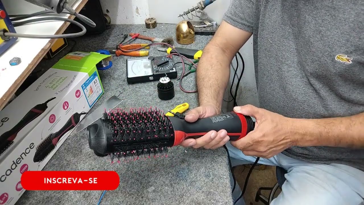 Como consertar Escova secadora de cabelos cadence