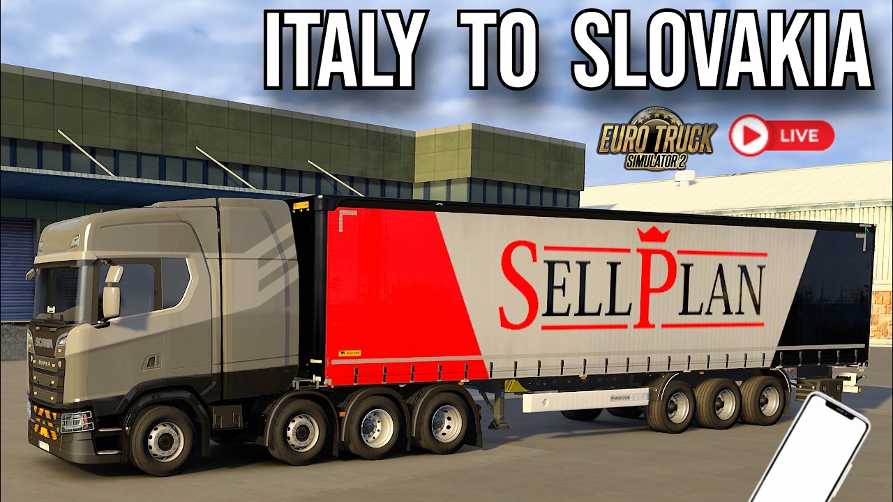 LIVE 🔴 VERTICAL | EURO TRUCK SIMULATOR 2 |  ETS 2 | ITALY TO SLOVAKIA LONG JOURNEY