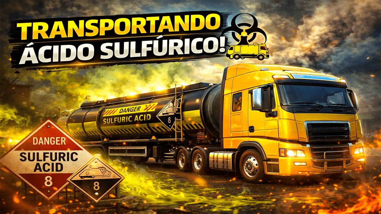 TRANSPORTANDO ÁCIDO SULFÚRICO! ☣️🚛 | Euro Truck #17