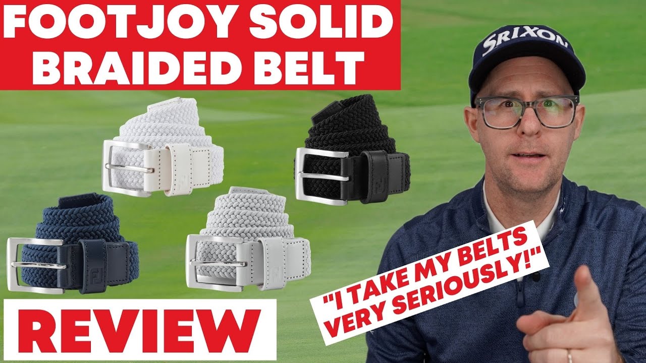 FootJoy Braided Mens Golf Belts - I TAKE MY BELTS VERY SERIOUSLY!