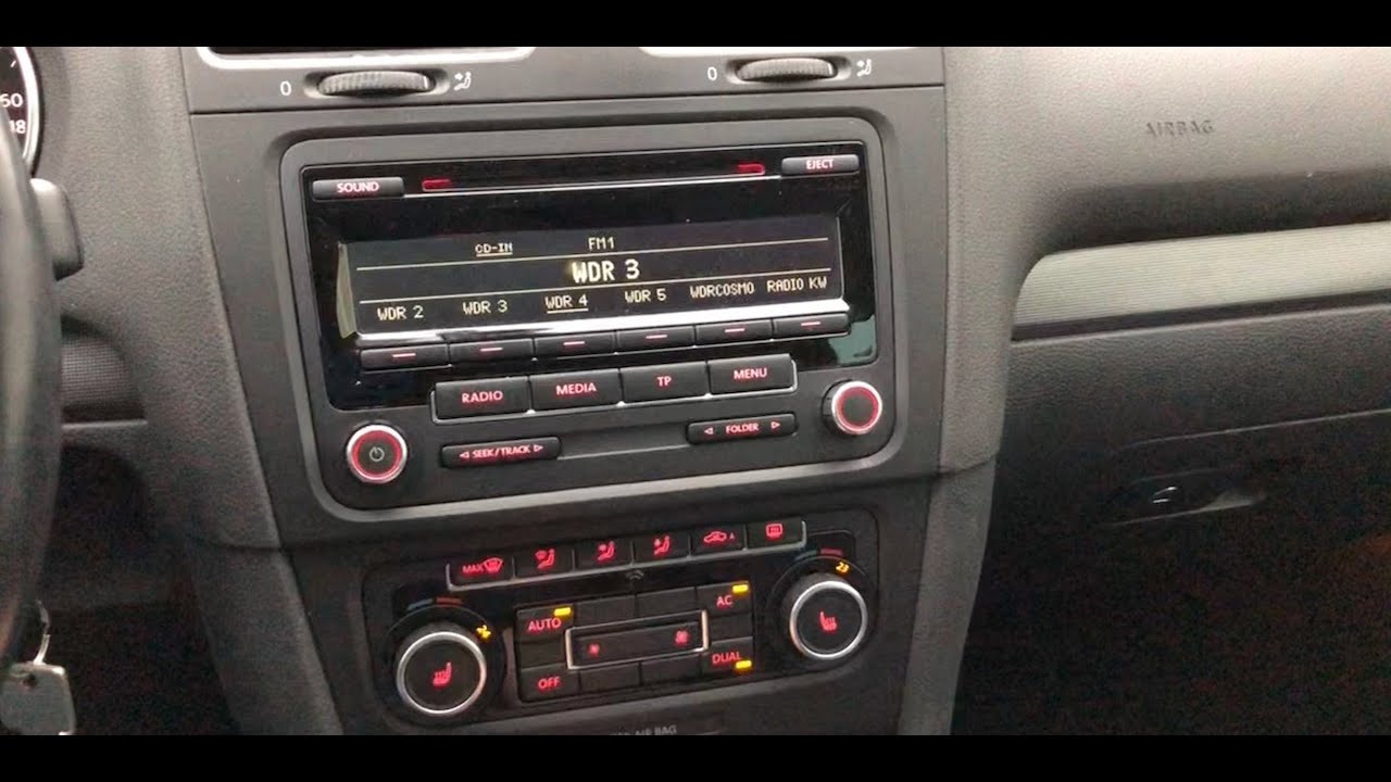 Golf 6 - VW Radio schlechter Empfang