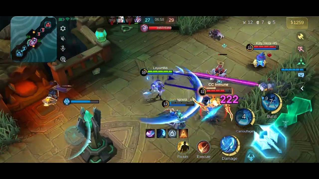 Using aamon in MLBB 
