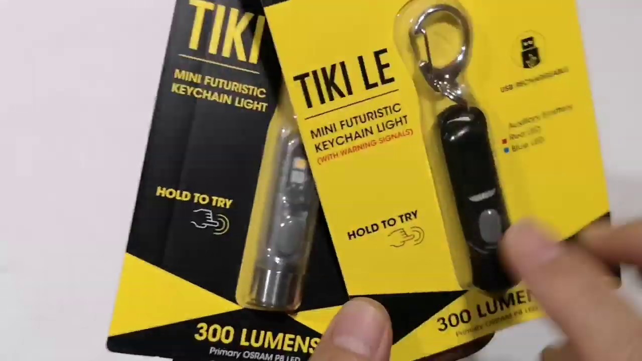 รีวิวไฟฉายพวงกุญแจ Nitecore TIKI/TIKI LE 300 lumens พร้อมหลอดรองหลายแบบ(สินค้าหมด stock)