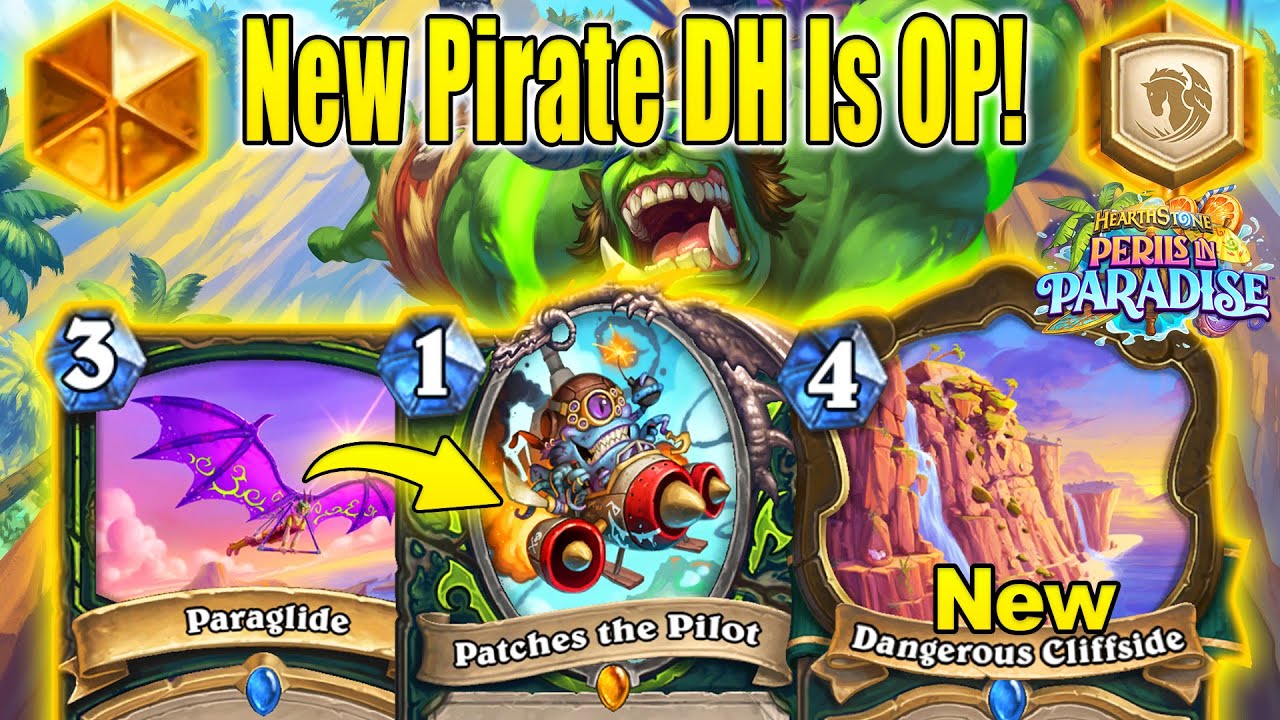 Patches Is BACK With Most Broken Pirate Demon Hunter Deck At Perils in Paradise| Hearthstone