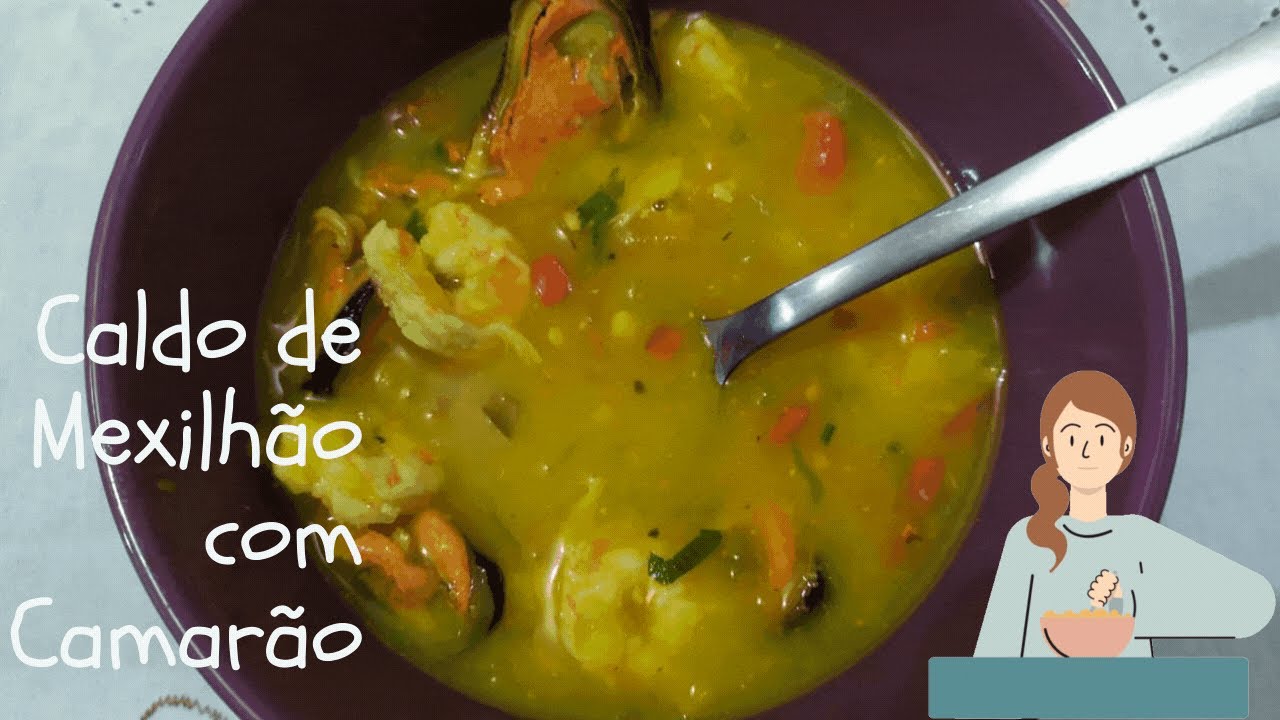Caldo de Mexilhão com Camarão l Receitinhas da Ross