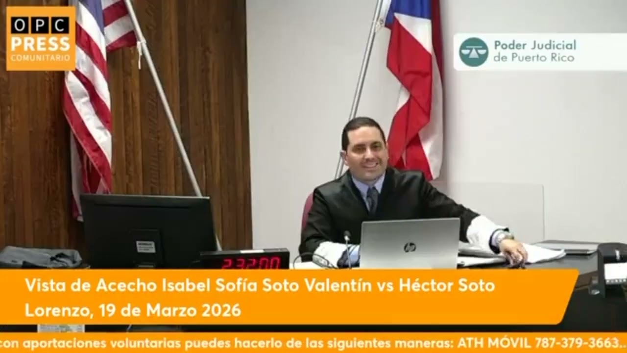 Se allana Héctor Soto Lorenzo a todo lo que le imputa su hija,  Isabel Soto Valentín 
