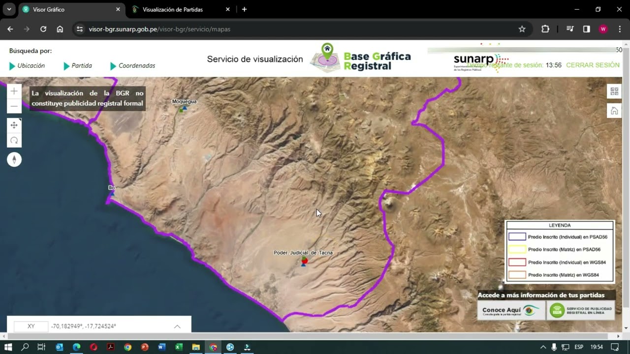 Aprende el uso de Base Grafica Registral - SUNARP y Visualizacion Partidas 2024