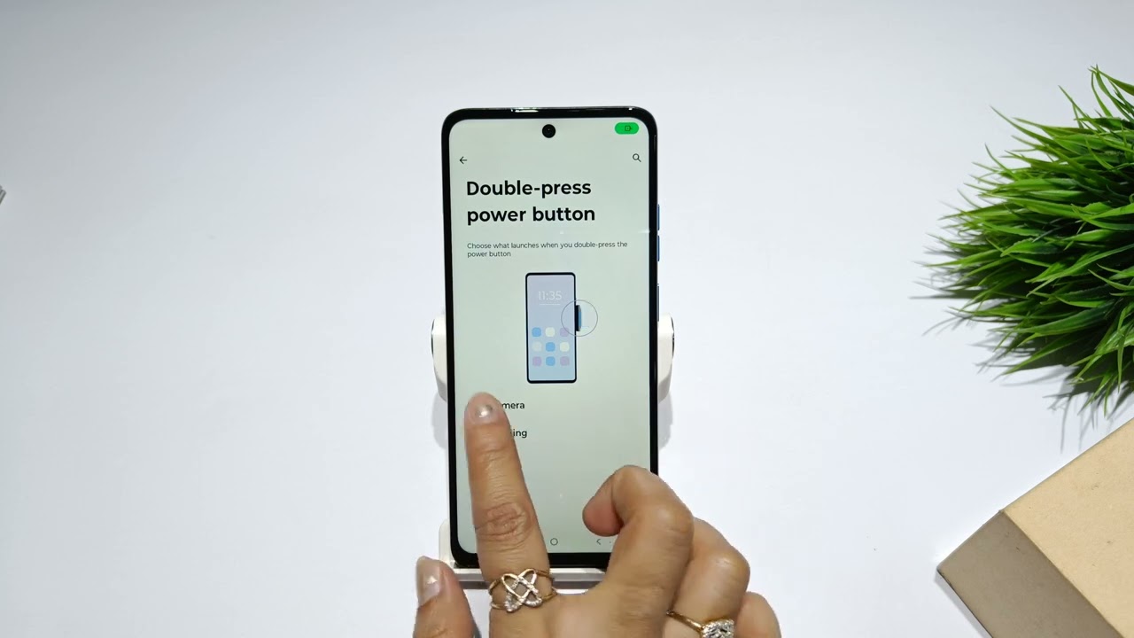 How to use power button end call in moto g96 | moto g86 power button setting