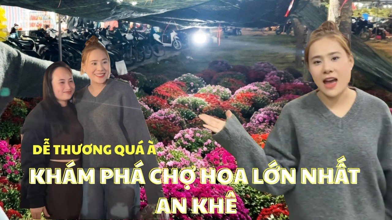 Khám phá Chợ Đêm An Khê có gì cùng Trâm. 