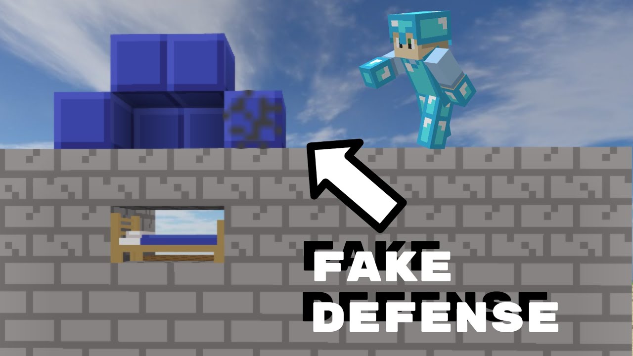 I made a FAKE bed defense in Bloxd.io Bedwars!