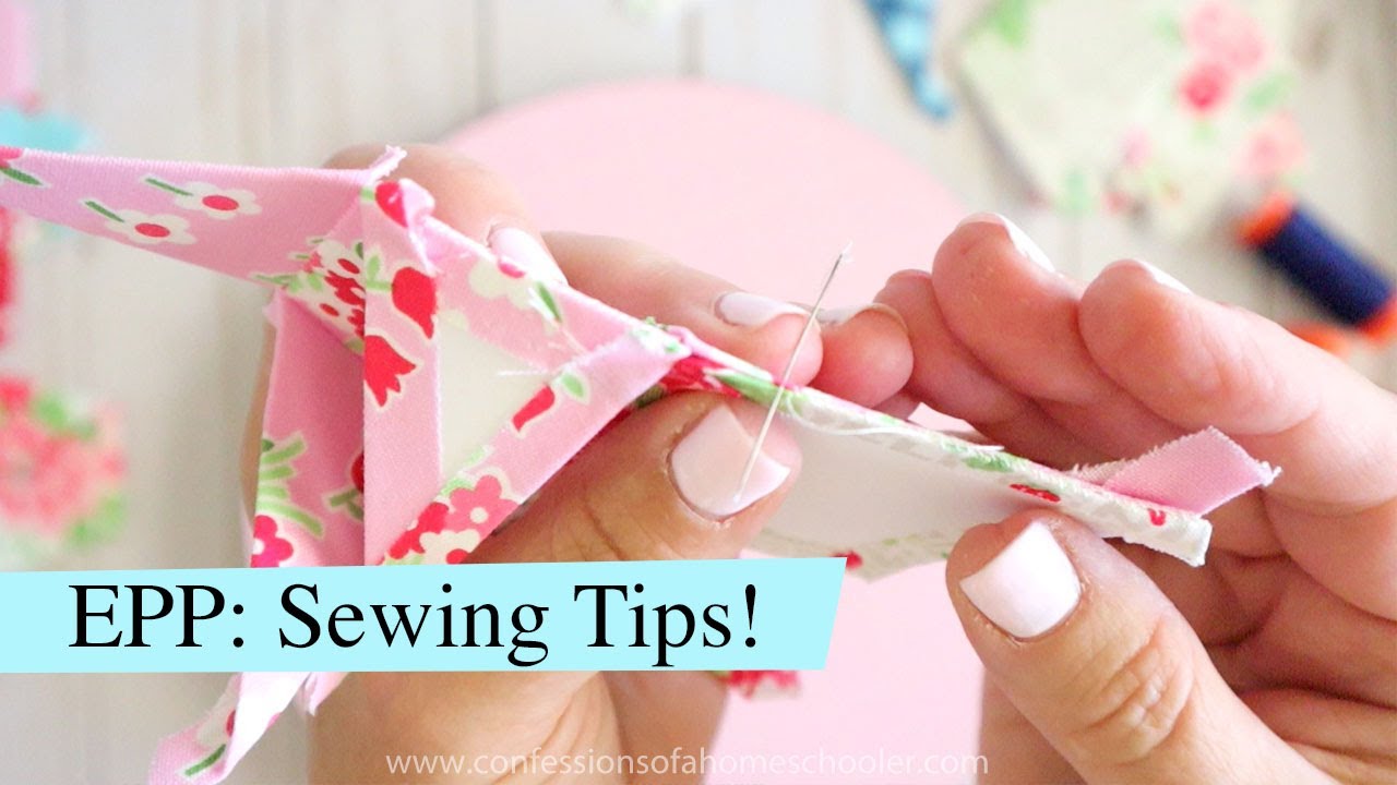 How To English Paper Piece // Part 3 // How to Sew!