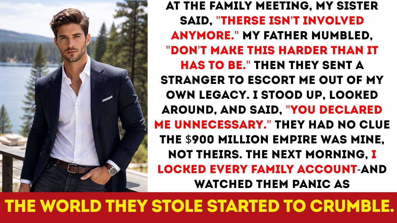 My Parents Kicked Me Out Of Family Meeting—Then I Blocked Their Account And Revealed My $900M Firm.