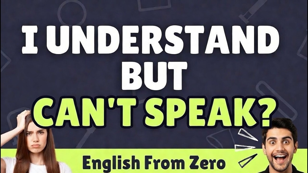 Why You Understand English But Can't Speak It (And How To Fix It)#EnglishLearning#LearnEnglishOnlin