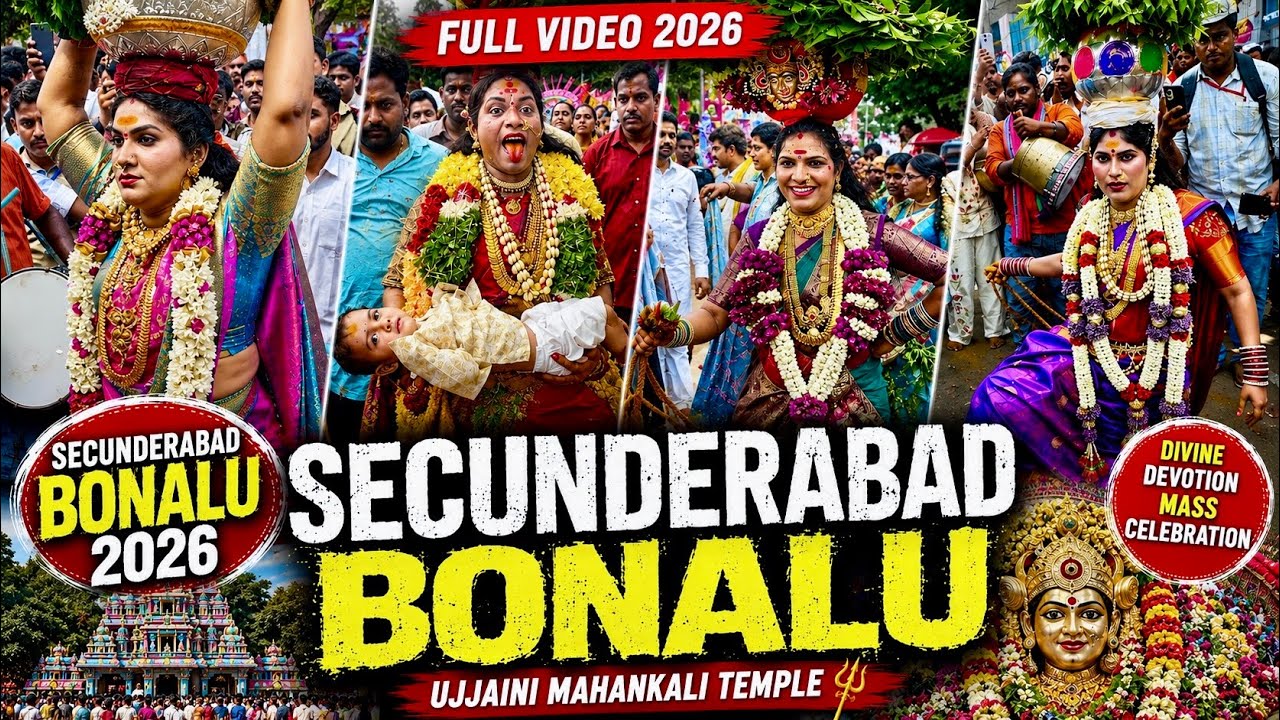 Secunderabad Ujjaini Bonalu 2026 Full Video | Shyamala Devi | Nishakranthi | Rakesh | Pavani Bonam