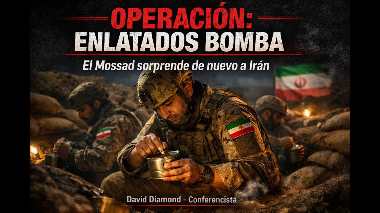 DAVID DIAMOND🚨 🚨EL MOSSAD ELIMIN&Oacute; A CIENTOS DE SOLDADOS CON ENLATADOS BOMBA 🚨 &Eacute;PICO, CASI UT&Oacute;PICO