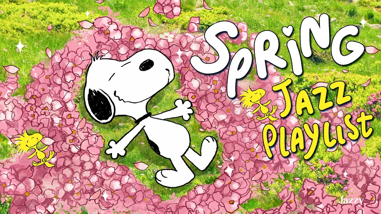 Perfect Spring Morning with Snoopy Jazz🌸☀️🎧| Upbeat March Jazz to Relax, Study and Chill by Jazzy