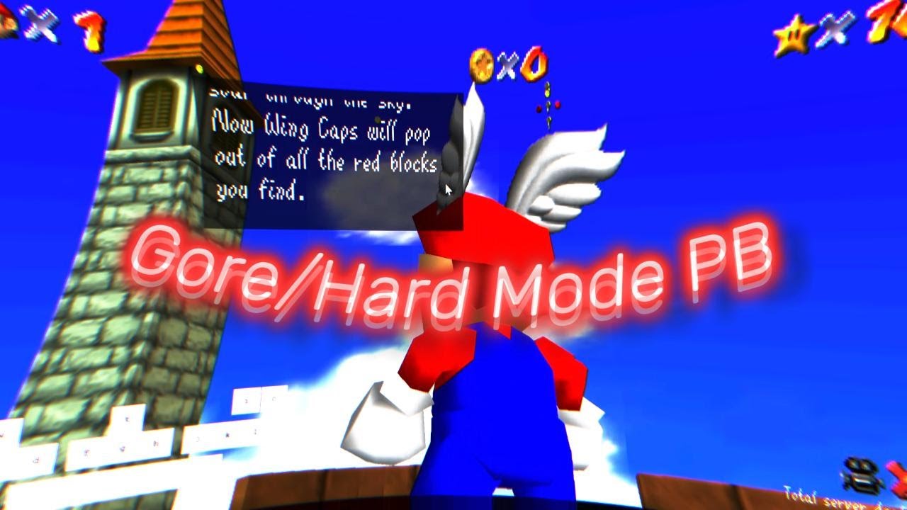 SM64 (CoopDX) Gore/Hard-mode [IWBTG mode] PB (29 stars)
