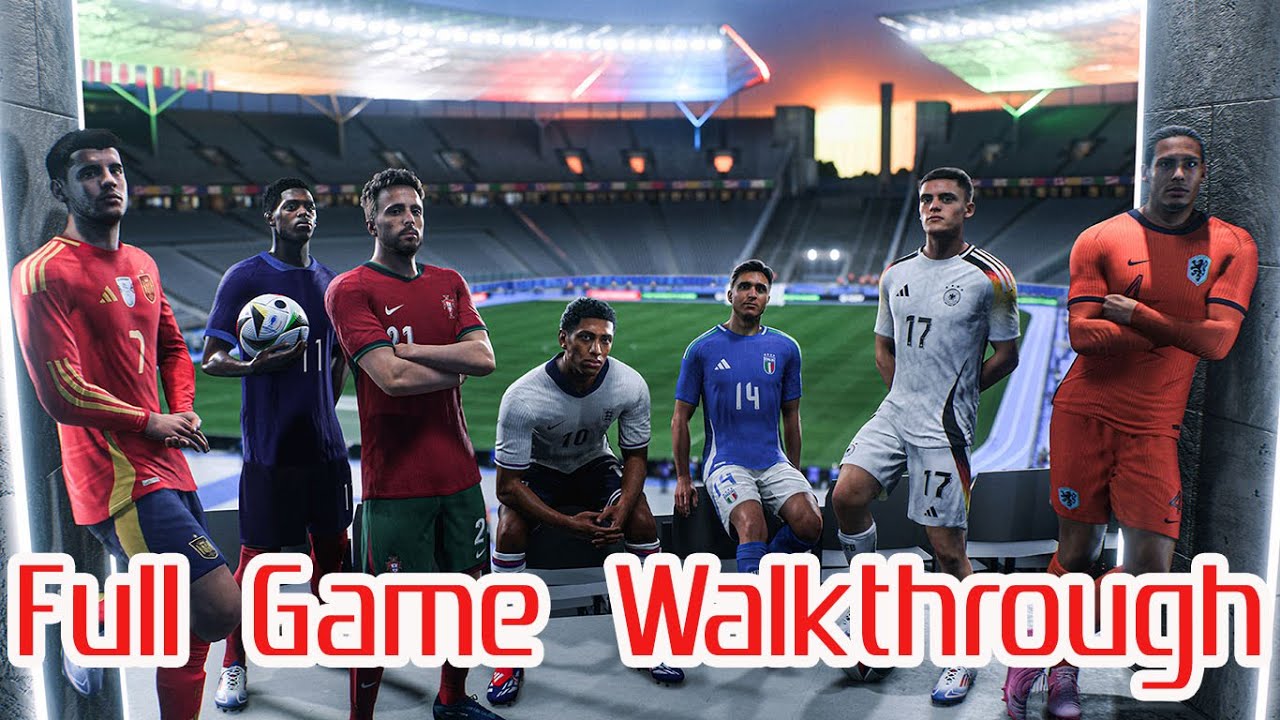 EA SPORTS FC 24 UEFA EURO 2024 Full Game No Commentary 4K