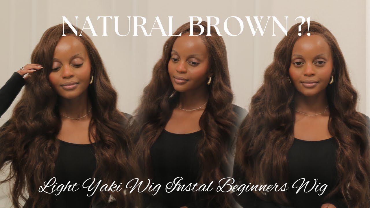 Natural Brown?! Watch Me Slay This Light Yaki Wig Install | Beginner-Friendly Ft. Premium lace wigs