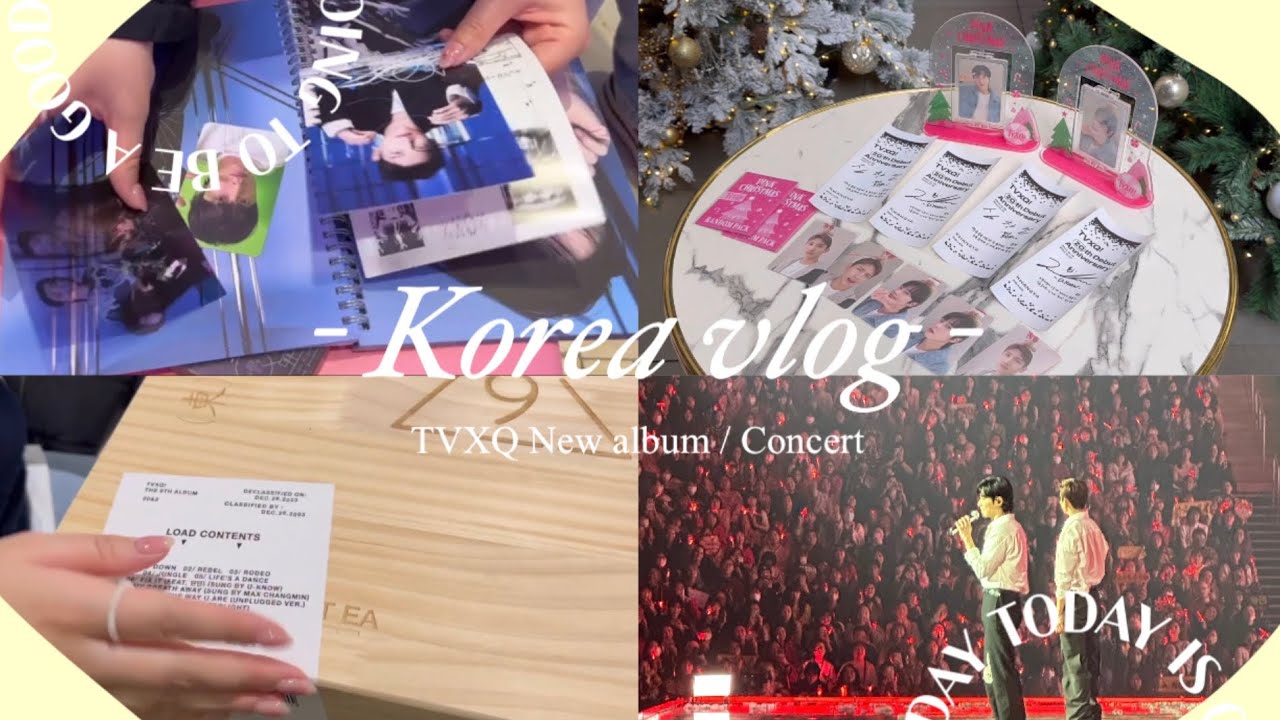 〔 TVXQ! vlog 〕初めての韓国ライブ | インスパイアアリーナ | 木箱開封 | 新しいアルバム | 7日間の韓国生活 〔 Korea 〕