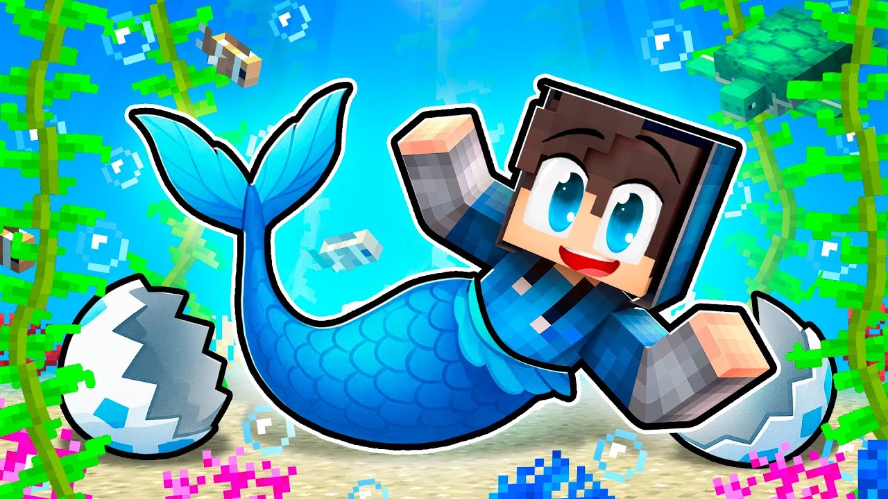 ŽIVOT MALÉHO MOŘSKÉHO KLUKA v Minecraftu!