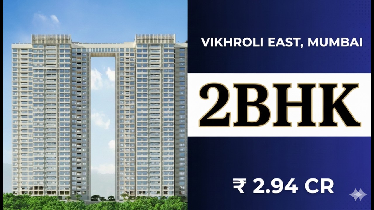 2 BHK in Vikhroli East Mumbai at 2.94 Cr | Full Home Tour