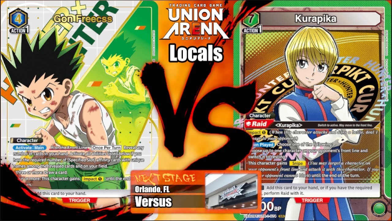 Union Arena: Указанные слоты против Kurapika (офлайн-локальные)