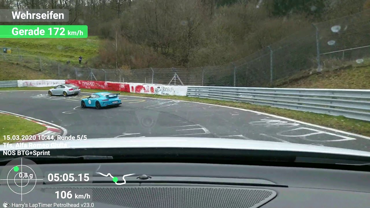 Touristenfahrten 15.03.2020 Alfa Romeo Giulia QV Nürburgring Nordschleife