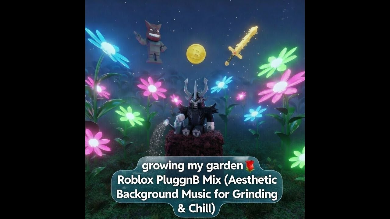 Growing my garden 🌷 Roblox PluggnB Mix (Aesthetic Background Music for Grinding & Chill)