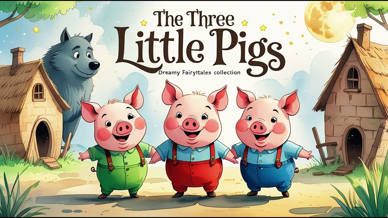 The Three Little Pigs | Bedtime Story for Kids (Full Story, Read Aloud)